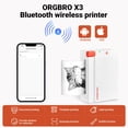 thumbnail image 2 of Impresora de pegatinas ORGBRO X3 Mini Thermal Bluetooth 300dpi, 2 of 8