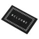 thumbnail image 1 of Alfombra de Bienvenida en Miniatura Alfombra de Puerta Delantera Alfombra de Piso para Accesorios de de 1/ Negro, tal se describe Hugo Estera de la casa de muñecas, 1 of 5