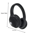 thumbnail image 3 of Active Noise Cancelling Headphones, 70 Hours Playtime Bluetooth Headphones Wireless with Microphone, Transparency Mode, Deep Bass and Hi-Fi Stereo Sound Over Ear Headphones for Travel Office, 3 of 8