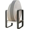 thumbnail image 1 of PENGXIANG Plate Holder Dish Organizer Rack  Metal Non Slip Stand Display Bowl Dish Organizer Racks for Kitchen Counter Cupboard and Cabinet Corner, 1 of 6