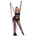 thumbnail image 3 of Luxtrada - Paquete de 4 pantimedias transparentes para mujer, talla grande, color piel, 20D, ultrarresistentes, talla queen (negras), 3 of 8