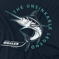 thumbnail image 2 of Boston Whaler Destination Unisex Adult T Shirt, Navy, 2X-Large, 2 of 4