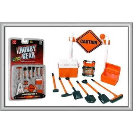 Ace Shovel (1/24 Construction Accessories: Caution Sign, Tool Box, Cooler, Generator, Shovels, Broom, Sledge Hammer, Pick)