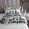 thumbnail image 3 of Erosebridal Happy Camping Coverlet Set King,Camper RV Car Bedding Set,Animal Decor,3-Piece, 3 of 5
