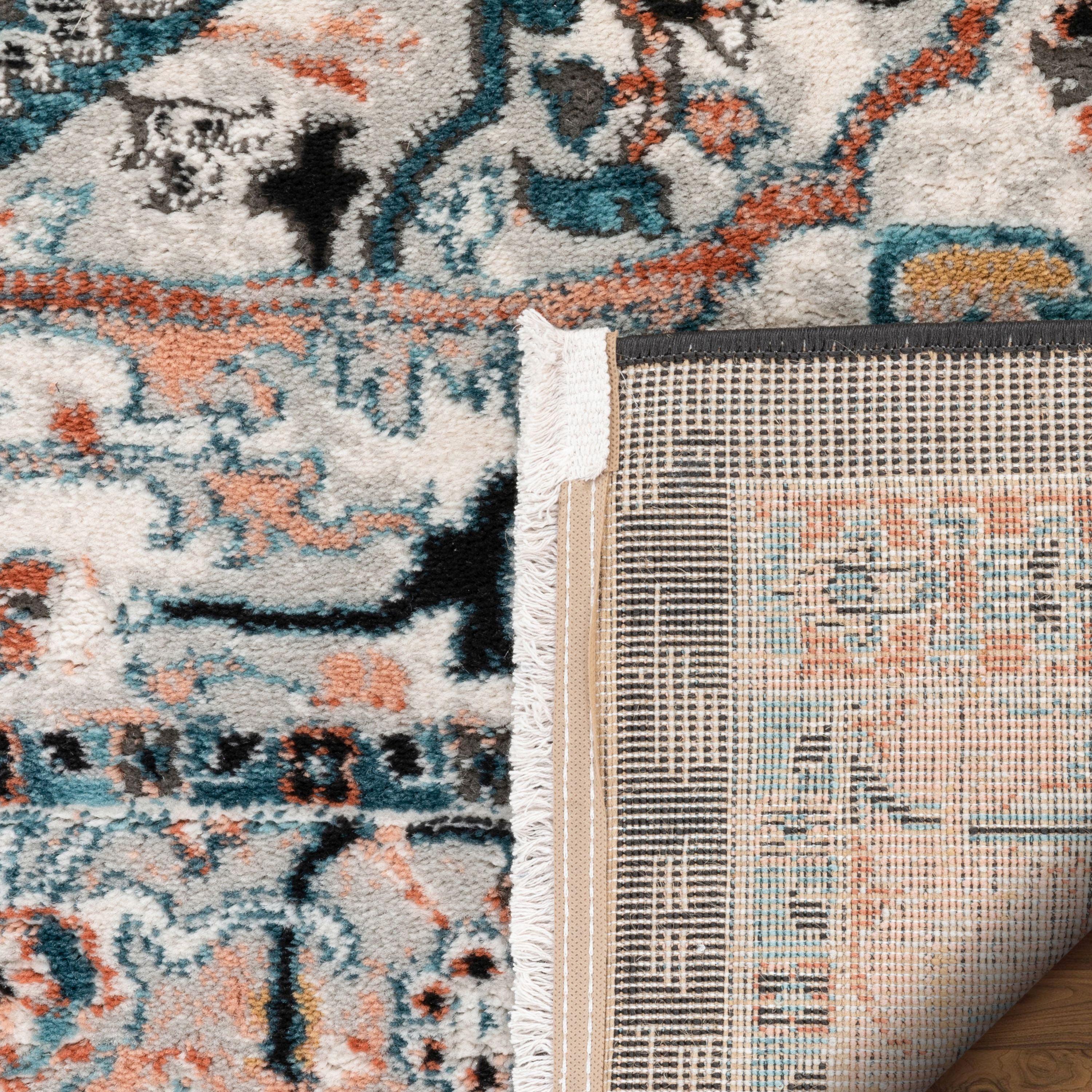 Well Woven Indira Minos Vintage Bohemian Oriental Floral Black 2'7" x 9'10" Runner Rug