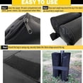 thumbnail image 2 of Paquete de 4 bolsas de arena con pesas para dosel, bolsas de arena resistentes para tiendas de campaña con dosel emergentes, (solo bolsa), 2 of 5