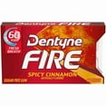 thumbnail image 2 of Dentyne Fire Sugar-Free Spicy Cinnamon Chewing Gum, 9 Packs, 16 Pieces Each (144 Total), 2 of 5