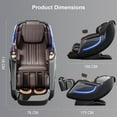 thumbnail image 6 of SL Track 4D Smart Massage Chair with AI Body Scanning, Zero Gravity, Heated Back & Legs, Bluetooth Speakers – Full Body Air Compression for Home Spa Relaxation, 6 of 6