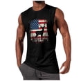 thumbnail image 2 of COSFO Running Tank Tops for Men Summer Independence Day Muscle Graphic Tees Crew Neck Quick Dry Classic Fit Sleeveless Lightweight Shirts, 2 of 5