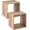 Natural, variant on Stackable Cubes Bookcase, Wooden Cubby Storage Organizer with Anti-Tipping Device, Small Book Shelf for Small Space, Combination Square Bookshelf Cubes