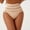 Beige, variant on Women's Shapewear High Waisted Hip Enhancer Underwear Briefs Slimming Butt Lifting Body Shaper Panties