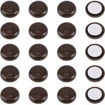 Furniture Sliders for Carpet, 20Pcs Round Self-Adhesive Furniture Kitchen Appliances Sliders Furniture Sliders Pads, Diameter 22mm (Brown)
