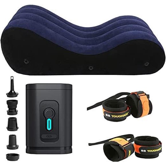 Oreiller Gonflable Long Parfait Oreiller de Voyage Soutien de Posture Oreiller Multifonctionnel Literie Meubles