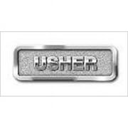 B & H Publishing Group 466109 Badge Usher Magnetic Silver