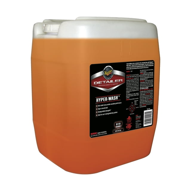 Meguiar's, Shampoo Super Concentrado, Hyper Wash, D11005, 5 Galones.