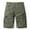 Army Green, variant on Coorders George Men's Casual Cargo Shorts, Stretch Elastic Waist Men's Hiking Cargo Shorts with Pockets, Army Green, XXL