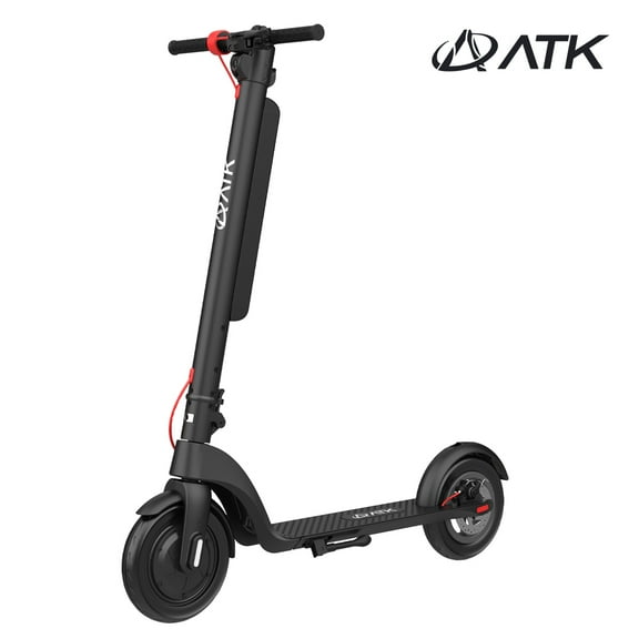 ATK H8 Adults Electric Scooters BIke 15.5 Mph Speed 350W Powered Motor Commuting Electric Scooter - Foldable Bike - 10'' Solid Tires - 30 Miles Range
