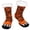 Orange, variant on UNEEI Men's Fuzzy Slipper Socks with Grippers,Winter Warm Cozy Thick Fuzzy Indoor Fluffy Home Socks, Thick Comfy Non Slip Gift Socks