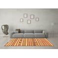 thumbnail image 3 of Ahgly Company Indoor Square Abstract Brown Modern Area Rugs, 5' Square, 3 of 4