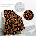 thumbnail image 2 of Halloween Pumpkin Blanket Gifts for Women Kids Girls Men Dad Mom Husband Wife Thanksgiving Presents Witch Horror Spooky Decor Fall Harvest Plush Throw Blankets Black 60"x80", 2 of 6