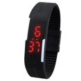 thumbnail image 2 of Opvise Men Women Fashion Silicone Red LED Sports Bracelet Touch Digital Wrist Watch, 2 of 8