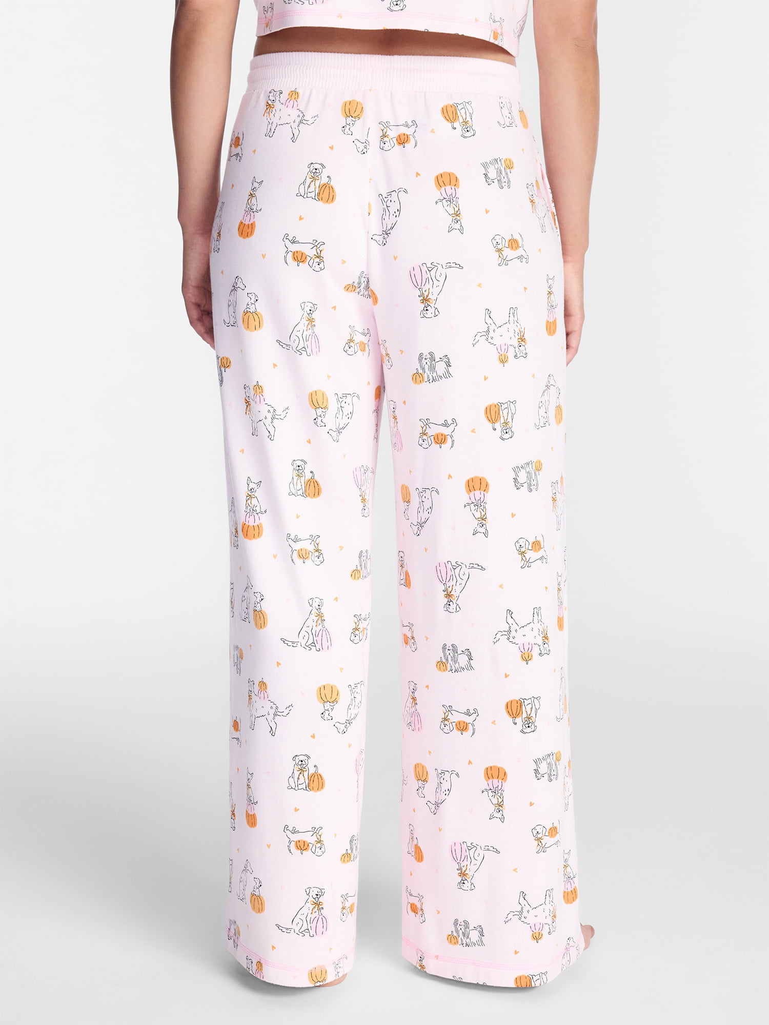 Halloween and Fall Women's Hacci Knit Sleep Pants from Way to Celebrate, 29.5" Inseam, Sizes XS-3X