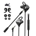 thumbnail image 2 of Twowood auricular G10 Auricular cableado sonido estéreo en línea Mic Gaming Auriculares Auriculares Bajo Profundos para tabletas, 2 of 6