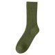 thumbnail image 1 of Sonducket 1 par de calcetines de mujer Otoño Invierno cálido Color sólido negocios hogar cómodo calcetería larga calzado lavable para damas Medias Verde, 1 of 6