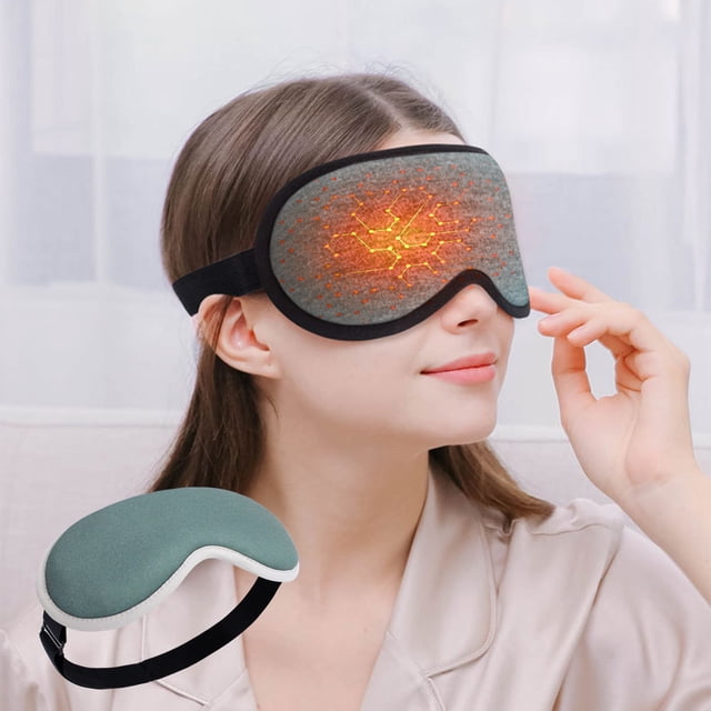 TopLLC Heating Blindfold, Shade Nourish Eyes Hot Compress USB Bliandfold Regulable For Driver For Sleeping Heated eyeshade