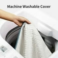 thumbnail image 5 of 2 inch Non-Slip Design Gel Memory Foam Mattress Topper with Removable & Washable Cover for Cooling Sleep,Pressure Relief ,CertiPUR-US Certified - Queen, 5 of 8
