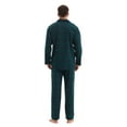 thumbnail image 5 of GLOBAL Men's Pajamas Sets 100% Cotton Flannel Sleepwear Long-Sleeve Top & Bottom, Size S-3XL, 5 of 5