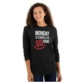 thumbnail image 3 of Monday Cancelled Go Home Weekend Vibe Plus Size Long Sleeve Graphic Tee Shirt Brisco Brands 2X, 3 of 5
