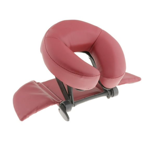Almohada del reposacabezas de masaje Yinane cuna de masaje facial Rojo
