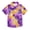 Abstract Vibrant Splashes, variant on Dailycode Small Short Sleeve Button Down Shirts Colorful Rocking-horse Casual Shirt 3-10 Years