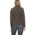 thumbnail image 3 of Women's Chic Long Sleeve Fitted Open Blazer Jacket for Casual Office Elegance, 3 of 6