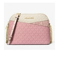 thumbnail image 1 of Michael Kors Bolso Bandolera Mediano Jet Set Travel para Mujer con Logo Distintivo y Diseño en Bloques de Color (Multicolor Rubor Empolvado) 35S5GTVC6B-424, 1 of 3
