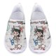 thumbnail image 1 of Enfermera señorita imagen de dibujos animados médico ECG nicho señoras personalidad zapatos planos malla transpirable zapatillas moda Mary Janes, 1 of 5