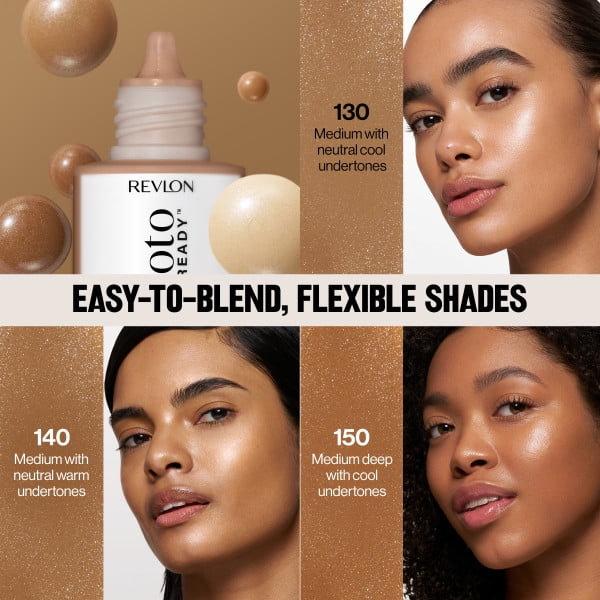 Teinte pour rehausser et combler Revlon PhotoReady™, Fond de Teint avec Soins Anti-Âge, 140, 30ml