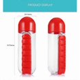 thumbnail image 5 of Water Cup Pill Box Seven Day Pill Box 7 Grid Portable Pill Box Cup, 5 of 5