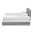 thumbnail image 2 of Baxton Studio Ansa Full Size Gray Fabric Upholstered Bed, 2 of 10