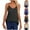 #031 Black, variant on Felirenzacia Women’s Shimmer Sequin Tank Top Sparkly V Neck Sleeveless Blouse, Black,S
