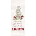 thumbnail image 3 of Reed, Tara 10x18 Black Modern Framed Museum Art Print Titled - Gnome for Christmas Sentiment vertical II-Lights, 3 of 5