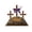 A, variant on Easter Decorations He Is Risen Wooden Arch Table Decor 10.24in Religious Easter Display, Easter Decor Resurrection Scene with Crosses for Shelf Tiered Tray Home Decoration