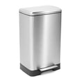 thumbnail image 1 of Bote de Basura de Acero Inoxidable 55 Litros con Pedal y Cierre Suave Ninon INOX-55L, 1 of 7