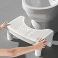 thumbnail image 2 of Squatting Toilet Stool Poop Stool Sturdy Potty Stool Bathroom Stool Non-Slip Toilet Stool Squat Pooping Foot Step Stool for Adult Seniors Kids, 2 of 9
