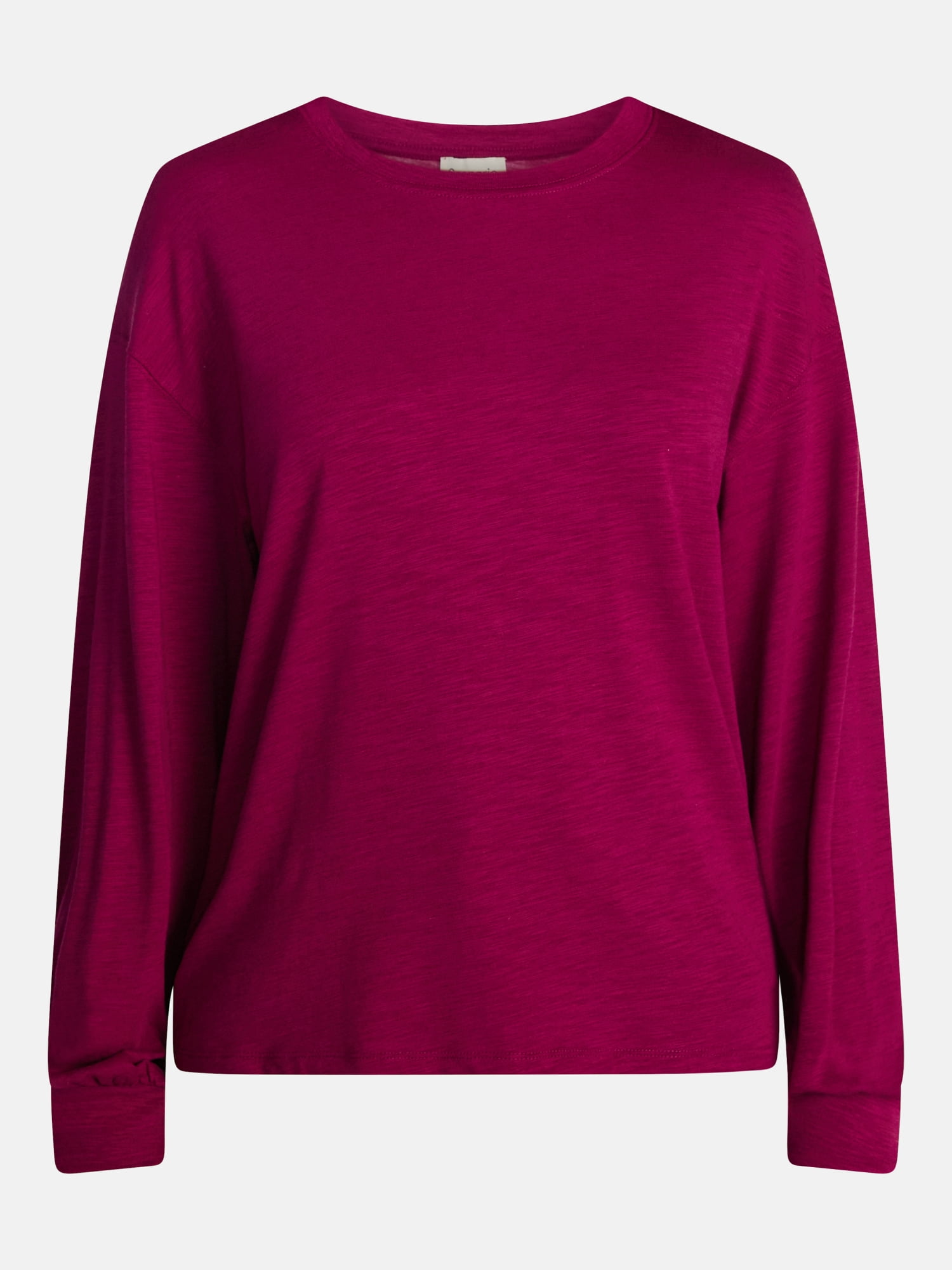 Scenario Women's Oversized Tee with Long Sleeves, Sizes XS-XXXL