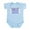 Sky Blue, variant on CafePress - KISS ME IM GREEK Infant Bodysuit - Baby Light Bodysuit, Size Newborn - 24 Months