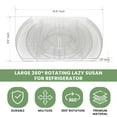 thumbnail image 2 of Lazy Susan NOSTALGIQ, giratoria 360°, para nevera, 42 x 28 cm, 2 of 9