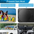 thumbnail image 3 of Sunshade for Car Windshield,Foldable Car Windshield Sun Shade,Front Window Sun Visor Protector Blocks UV Rays and Heat 59"X 33", 3 of 10