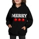 thumbnail image 4 of Sudadera con capucha para niñas y niños, sudadera de manga larga con cuello redondo y estampado de moda, jersey con bolsillo, sudadera de poliéster para niñas, 4 of 8